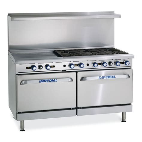 commercial griddle with 2 gas stove units